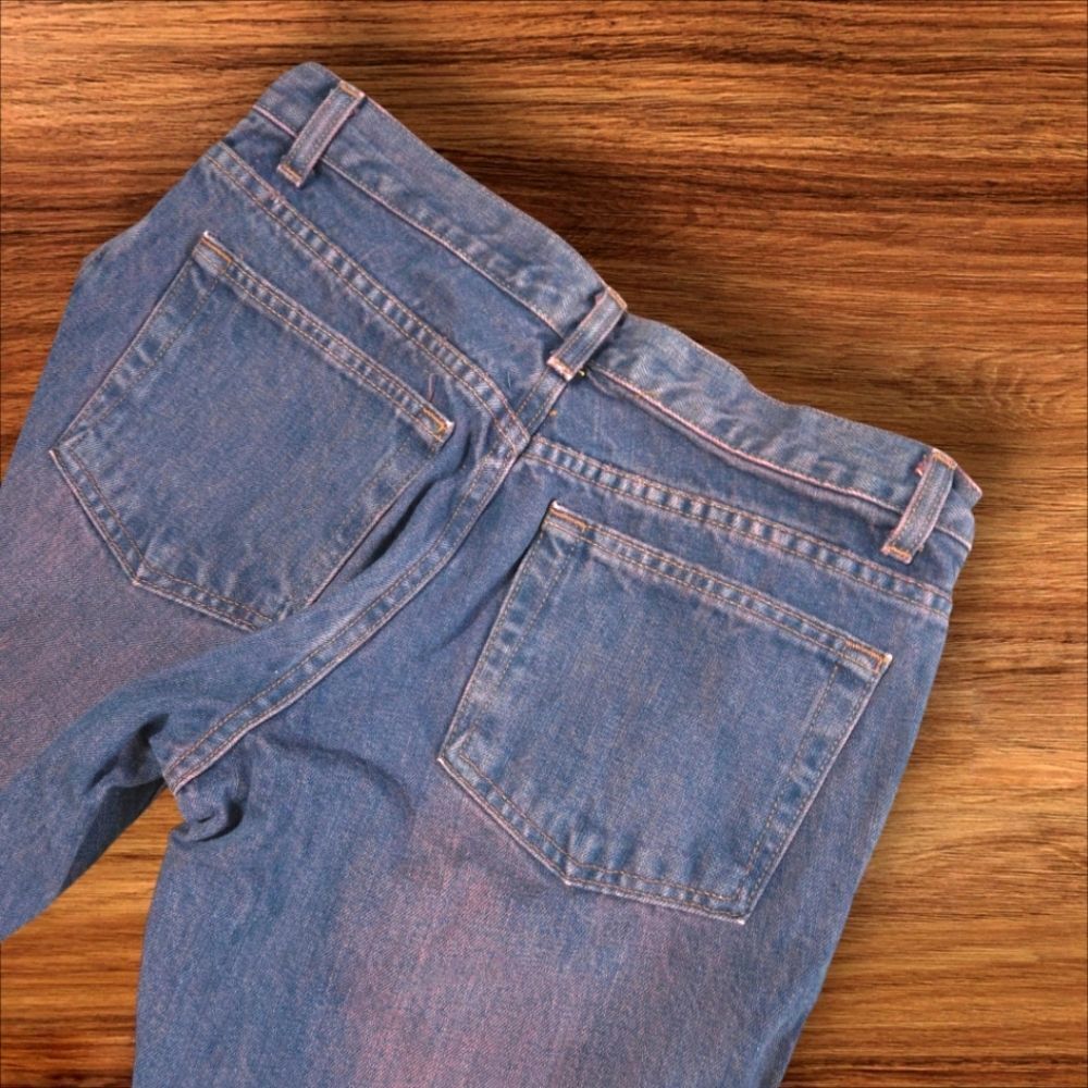GAP Long and Lean Red Tinted Dark Denim Bootcut Jeans - Picture 5 of 6